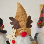 19cm/33cm Dwarf Rudolph Doll Snowman Old Man Elk Faceless Doll Mini Doll - Image 4