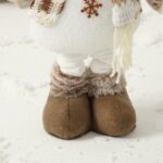 52cm/62cm Brown Snowflake Stretchy Christmas Doll - Image 4