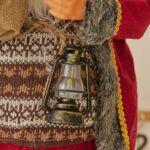 30cm/45cm/60cm Red Grey Brown Cloth Lantern Santa Claus Doll - Image 4