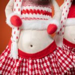 85cm Cartoon Elk Doll Christmas Ornament - 图片 5