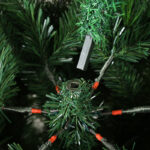 Pine Needles Artificial Classic Christmas Tree with Pine Cone, Red Berry - Image 3