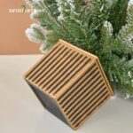 Retro Square Basin Artificial Classic Christmas Tree - Image 3