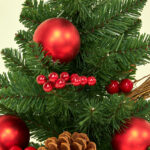 Mini Christmas Tree Pine Cone Desktop - Image 4