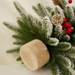 40cm Mini Christmas Tree Upside Down Simulation Nobeson Small Tree Table Ornament - Image 3
