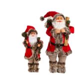 30cm/45cm/60cm Red Classic Skateboard Santa Claus Doll with Bag - 图片 5