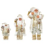 30cm/45cm/60cm Golden Santa Doll with Light Santa Claus Doll - Image 5