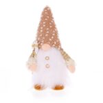 Champagne Gold Faceless Christmas toys with lights Santa Claus Doll - Image 6