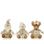 30cm/40cm Champagne Gold Seated/Long-Legged Christmas doll ornament - Image 5