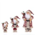 30cm/45cm/60cm Red Clothes Hugging Skateboars Santa Claus Doll - Image 5