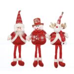 Red&Gold Christmas Santa Doll Decoration - Image 5