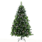 Artificial Frosted Tips Christmas Tree with Pine Cone &Red Berry - 图片 3