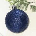 6cm Dark Blue Claissic Christmas Ball Ornament Collection - Image 5