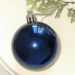 6cm Dark Blue Claissic Christmas Ball Ornament Collection - Image 6