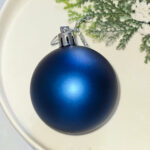 6cm Dark Blue Claissic Christmas Ball Ornament Collection - Image 7
