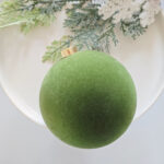 8cm Fresh Green Star Gift Box Flocking Christmas Ball Ornament Collection - Image 8
