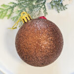 6cm Brown Claissic Christmas Ball Ornament Collection - 图片 3
