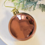 6cm Brown Claissic Christmas Ball Ornament Collection - 图片 6
