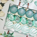 6cm Lake Blue Gift Tube Christmas Ball Ornament Collection - Image 2