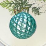 6cm Lake Blue Claissic Christmas Ball Ornament Collection - Image 3