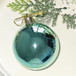 6cm Lake Blue Claissic Christmas Ball Ornament Collection - Image 6