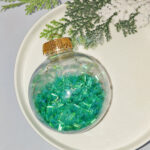 8cm Lake Blue Water-drop Flower Christmas Ball Ornament Collection - Image 7