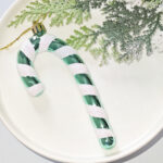 8cm Lake Blue Gift Tube Christmas Ball Ornament Collection - Image 9
