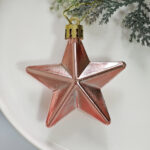 6cm Rose Gold Gift Tube Christmas Ball Ornament Collection - 图片 11