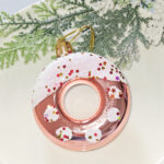 8cm Rose Gold Gift Tube Christmas Ball Ornament Collection - Image 4