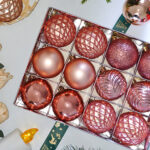 6cm Rose Gold Claissic Christmas Ball Ornament Collection - Image 2