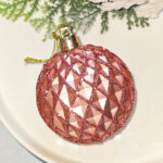 6cm Rose Gold Claissic Christmas Ball Ornament Collection - Image 4