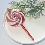 6cm Rose Gold Gift Tube Christmas Ball Ornament Collection - 图片 7