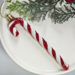 6cm Red Gift Tube Christmas Ball Ornament Collection - 图片 3