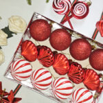 6cm Red Gift Tube Christmas Ball Ornament Collection - 图片 5