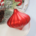 10cm Red Classic Christmas Gift Ornament Collection - 图片 4