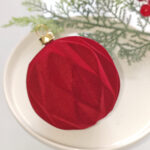 8cm Red Hollow, Concave, Paiting Flocking Christmas Ball Ornament Collection - Image 5