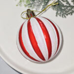 6cm Red Gift Tube Christmas Ball Ornament Collection - 图片 8