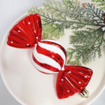 10cm Red Classic Christmas Gift Ornament Collection - 图片 5