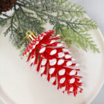 10cm Red Classic Christmas Gift Ornament Collection - 图片 6