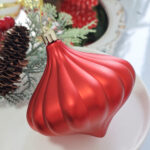 8cm Red Gift Tube Christmas Ball Ornament Collection - Image 6