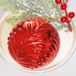 6cm Red Claissic Christmas Ball Ornament Collection - Image 7
