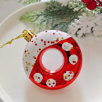 8cm Red Gift Tube Christmas Ball Ornament Collection - Image 8