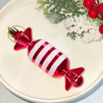8cm Red Gift Tube Christmas Ball Ornament Collection - Image 9