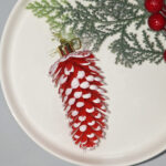 6cm Red Gift Tube Christmas Ball Ornament Collection - 图片 2