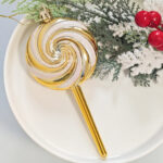 6cm Gold Gift Tube Christmas Ball Ornament Collection - Image 6