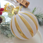 6cm Gold Gift Tube Christmas Ball Ornament Collection - Image 3