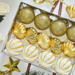 6cm Gold Gift Tube Christmas Ball Ornament Collection - Image 2