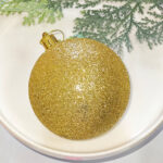 8cm Gold Paiting Classic Christmas Ball Ornament Collection - Image 5
