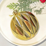8cm Gold Pumpkin Paiting Pearl Christmas Ball Ornament Collection - Image 4