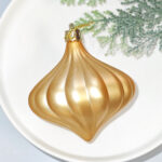6cm Gold Gift Tube Christmas Ball Ornament Collection - Image 8