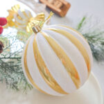 8cm Gold Gift Tube Christmas Ball Ornament Collection - Image 8